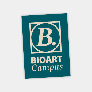 BioArt Campus - Logo Negativ